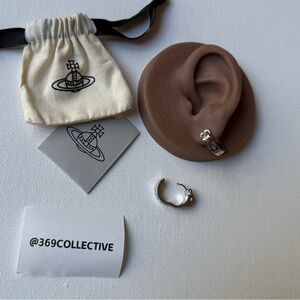 Vivienne Westwood 2020 Silver Hoop Earrings Pair Pre-owned